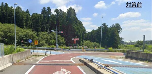高速道路の逆走事故 - 中空の地図