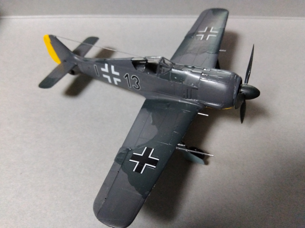 フォッケウルフ制作途中 タミヤ 1/72 フォッケウルフFw190A-3 製作記② | 模型大隊戦闘日誌