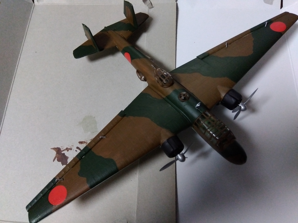 96式陸上攻撃機23型のプラモデル製作(※途中からぐだぐだ話) - なな