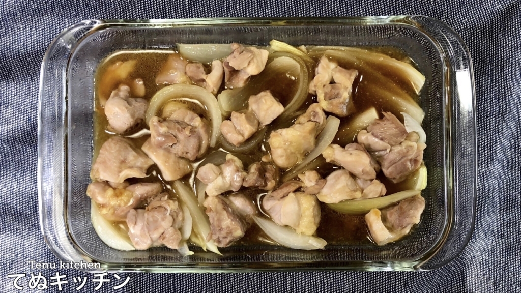 レンジde鶏肉のバターポン酢煮 レンジで作り置きレシピ 簡単 時短 ヘルシー てぬキッチン