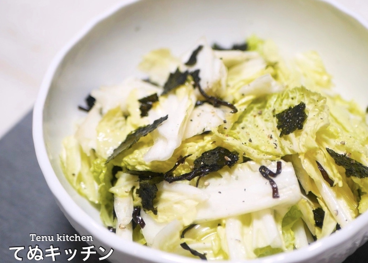 ちぎって混ぜるだけの『超無限!!やみつき白菜』がマジで無限に食べ