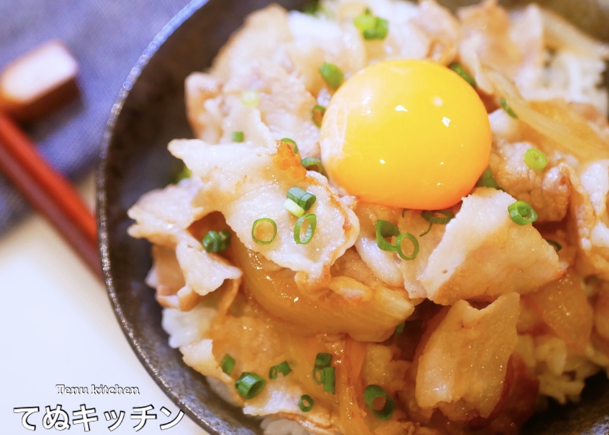 豚 丼 めんつゆ