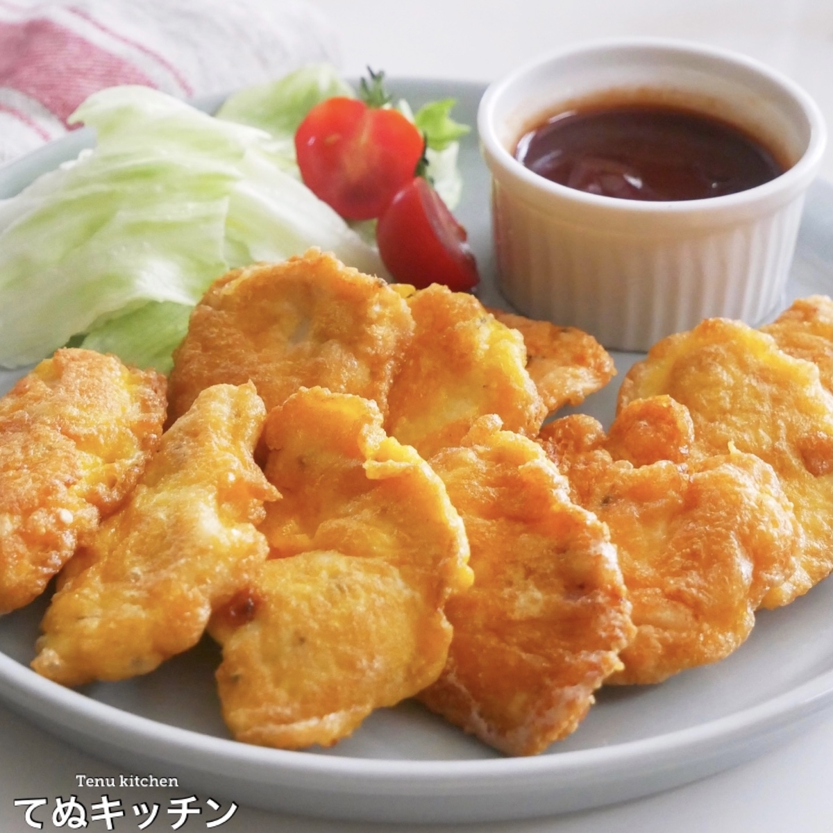 美味しすぎていつも秒でなくなる チーズの衣とソースが激ウマの 鶏胸肉のチーズピカタ の作り方 てぬキッチン