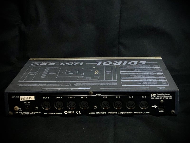【値下げ】EDIROL UM-550 MIDIインターフェイス 中古】 Roland (EDIROL) UM-550 MIDIインターフェース USB 値下げ