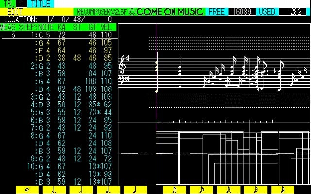 カモンミュージック レコンポーザ for Windows - てOの趣味ブログ
