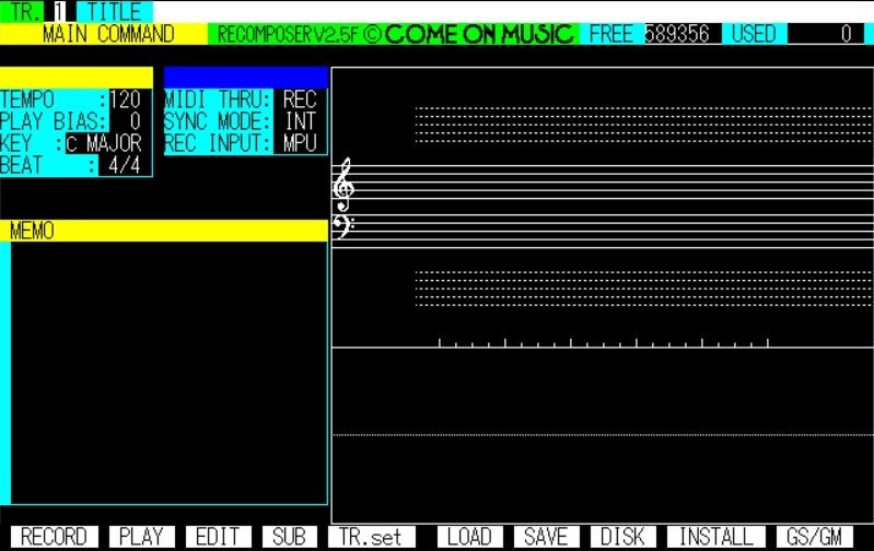 カモンミュージック RCM-PC98 Ver.2.3a（MA1付）【動作確認済】 カモンミュージック RCM-PC98 ver2.3 - てOの趣味ブログ