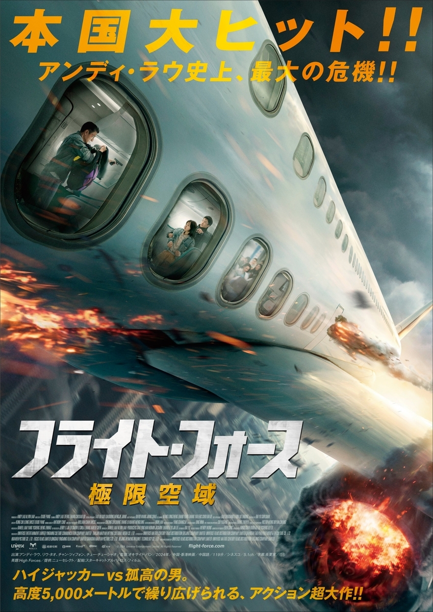 香港/中国映画レビュー&解説「フライト・フォース 極限空域 危機