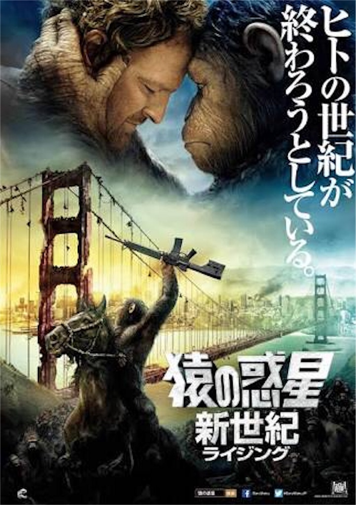 映画 猿の惑星 創世記 猿の惑星 新世紀 ネタバレ感想 解説 映画を観て音楽を聴いて解説と感想を書くブログ