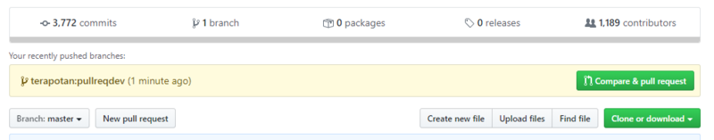 プルリクボタン