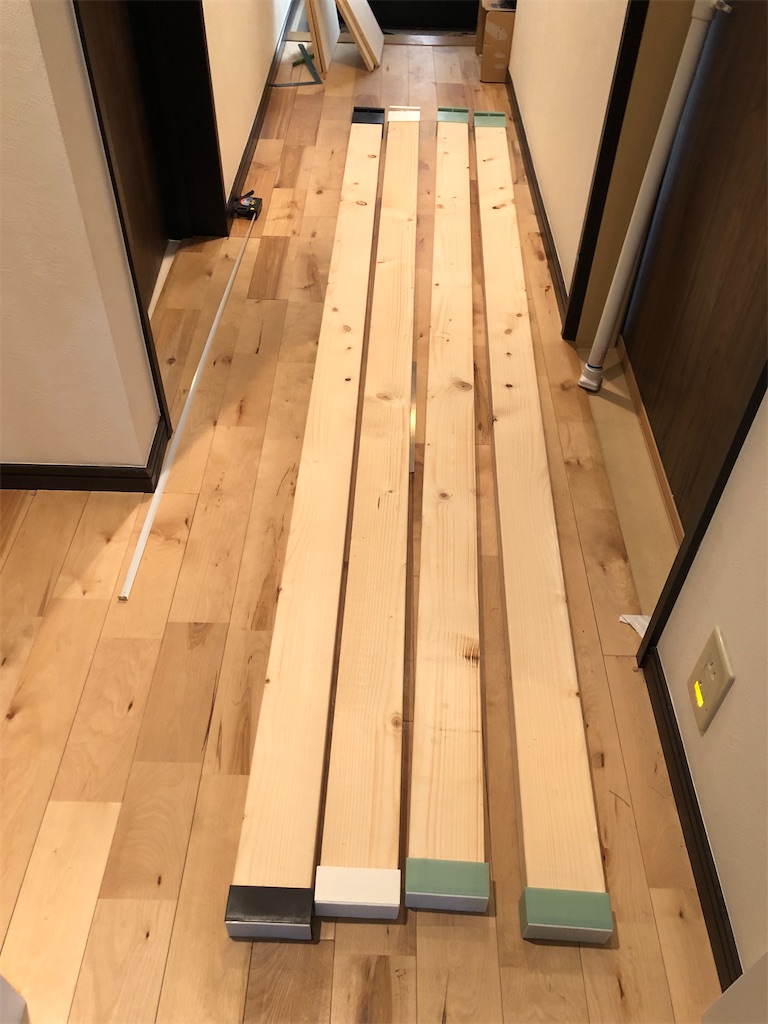 ラブリコをつけた2×4