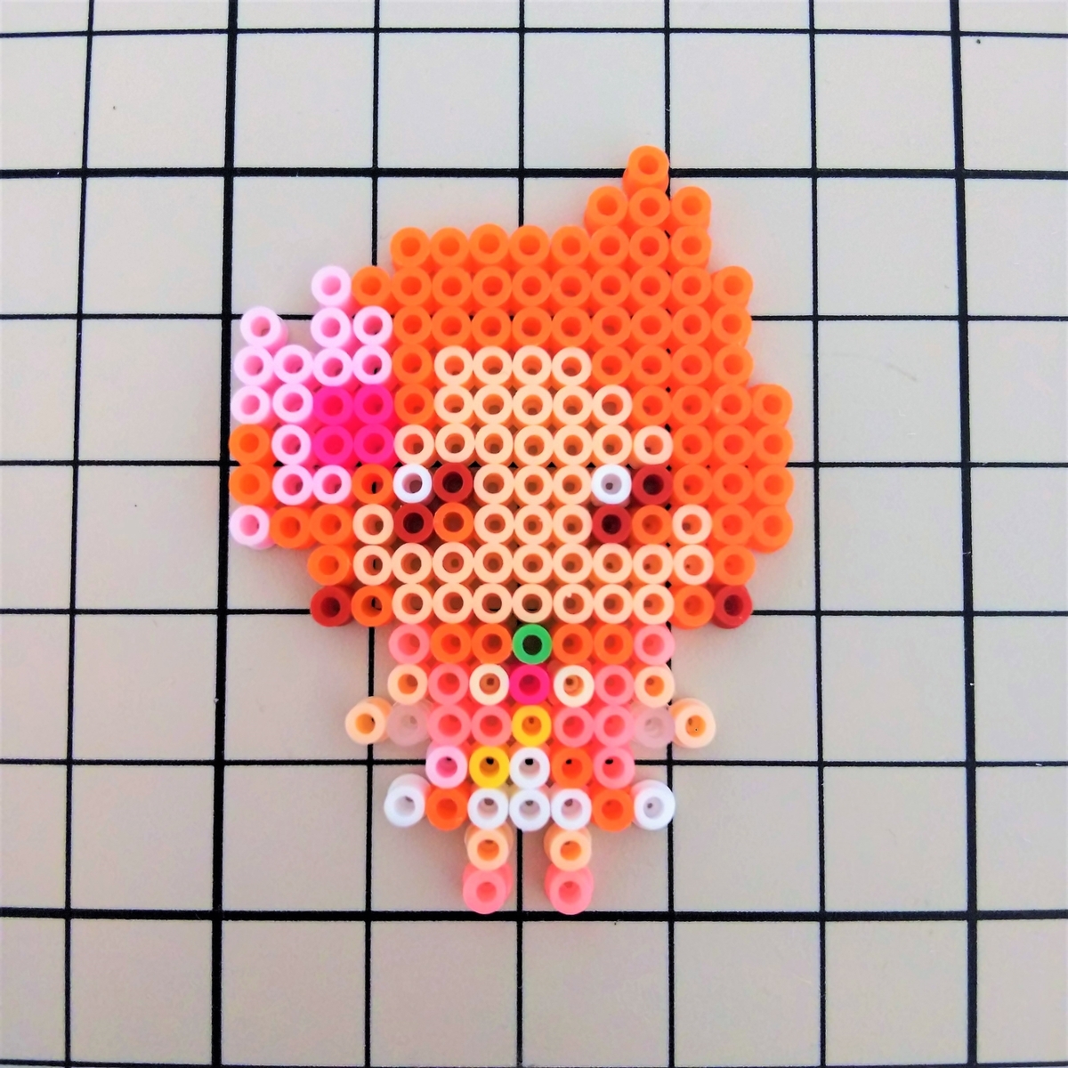 『キュアルージュ(GoGo ver)』をアイロンビーズで作ってみた