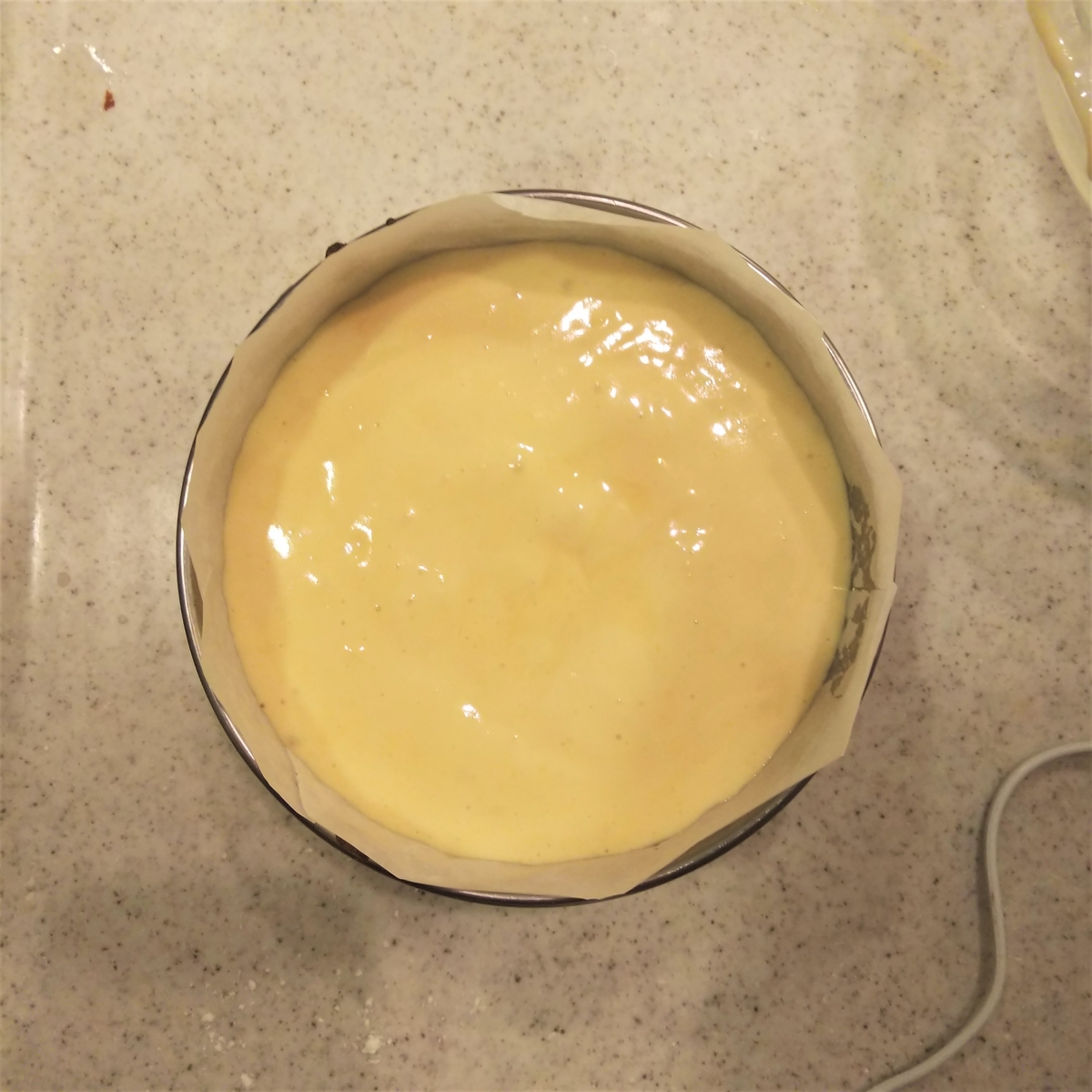 型に入れて焼く