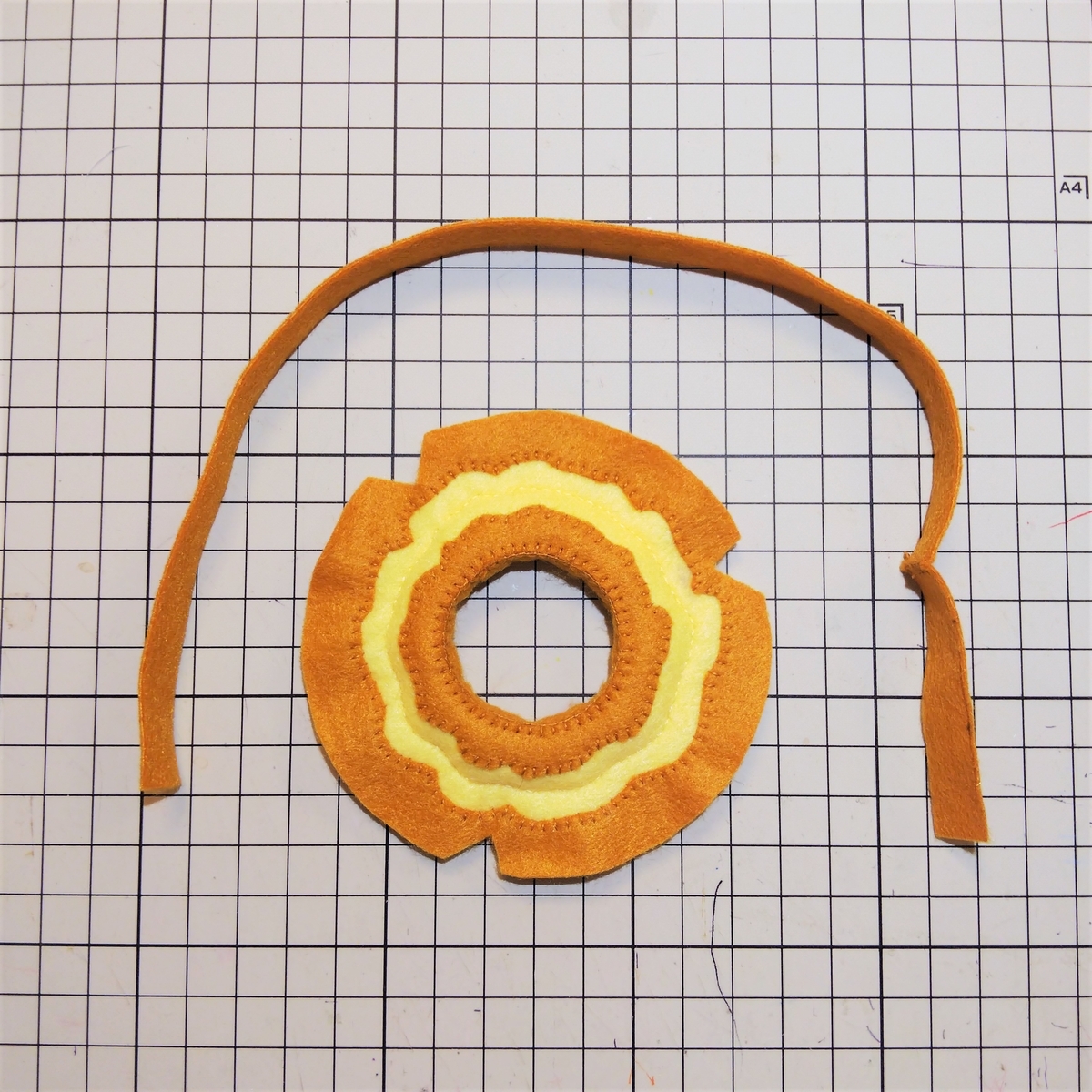 フェルトドーナツ オールドファッション の作り方 照り焼きチキンのちまちま手作りブログ フェルトドーナツ オールドファッション の作り方 照り焼きチキンのちまちま手作りブログ