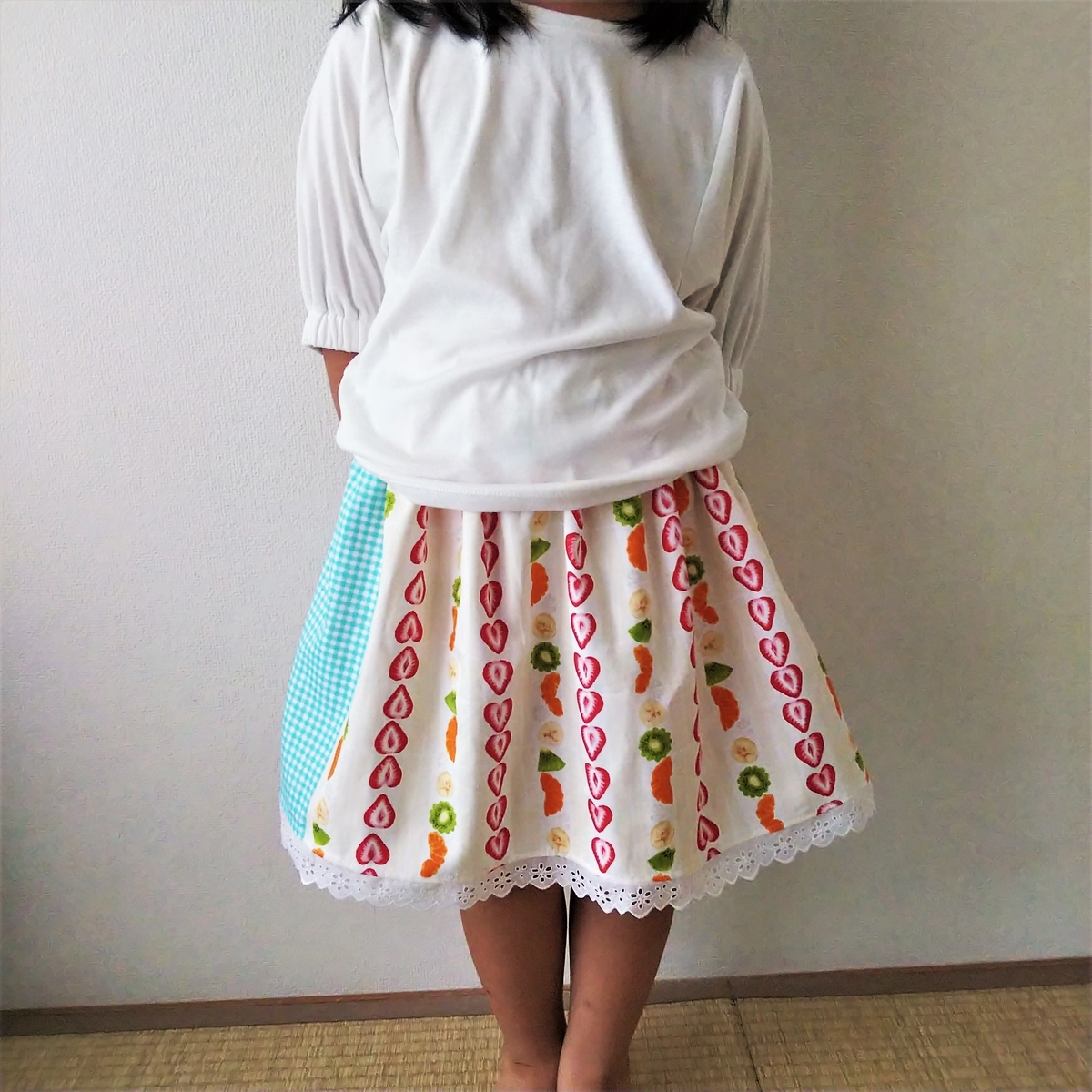 こどもスカートを作ってみた②