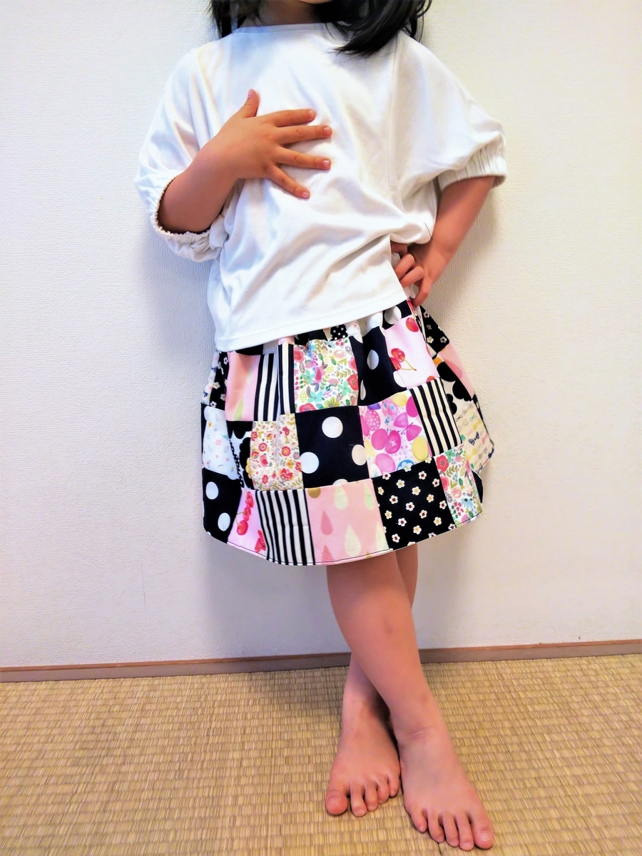 こどもスカートを作ってみた⑤