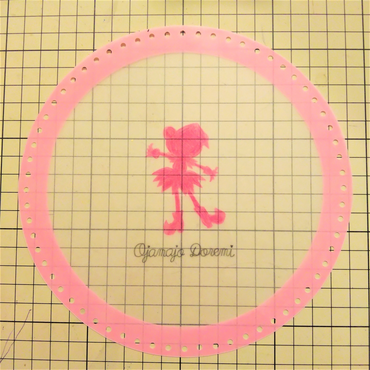 裏面のイラストを描く