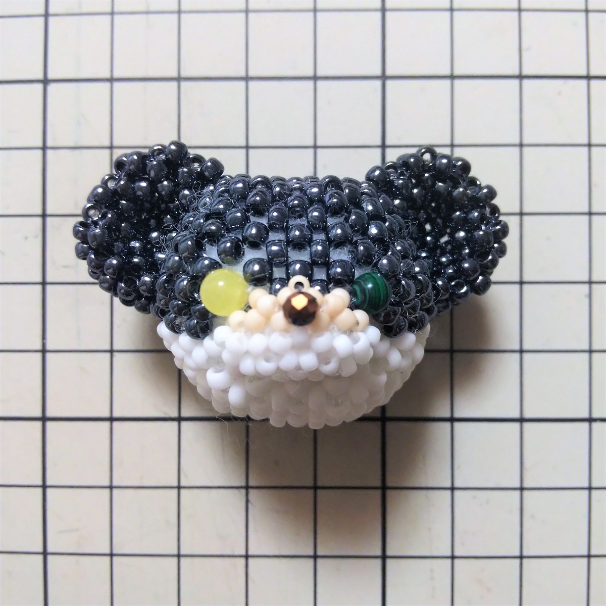 鬼滅ベアビーズ 伊黒小芭内さんの頭