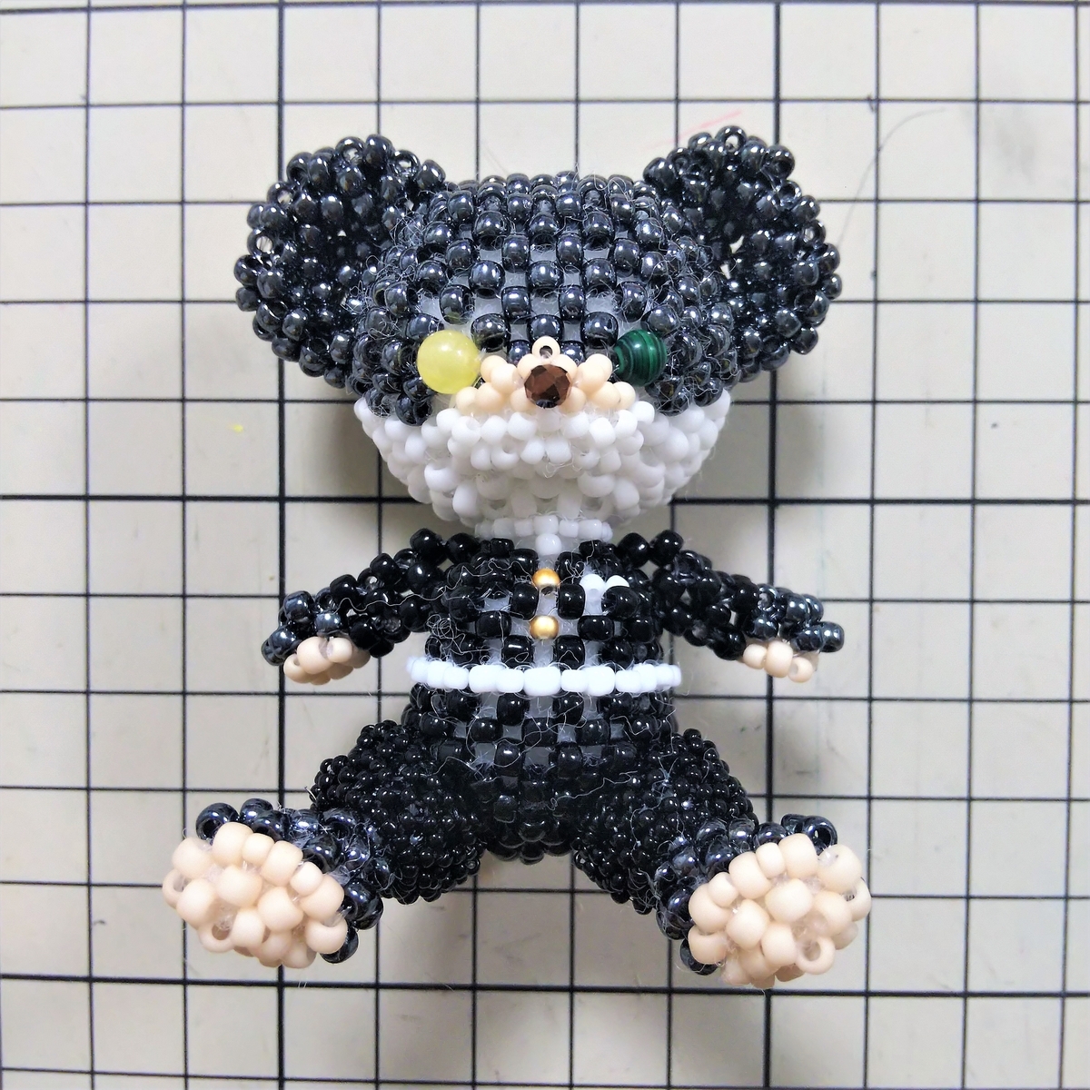 鬼滅ベアビーズ 伊黒小芭内さんの体