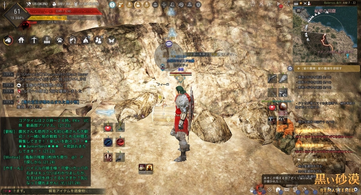 放浪家とルビー 黒い砂漠 黒い砂漠の永遠 Black Desert