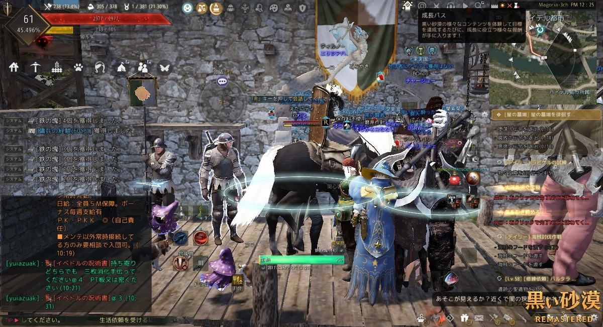 成長パス 黒い砂漠 黒い砂漠の永遠 Black Desert