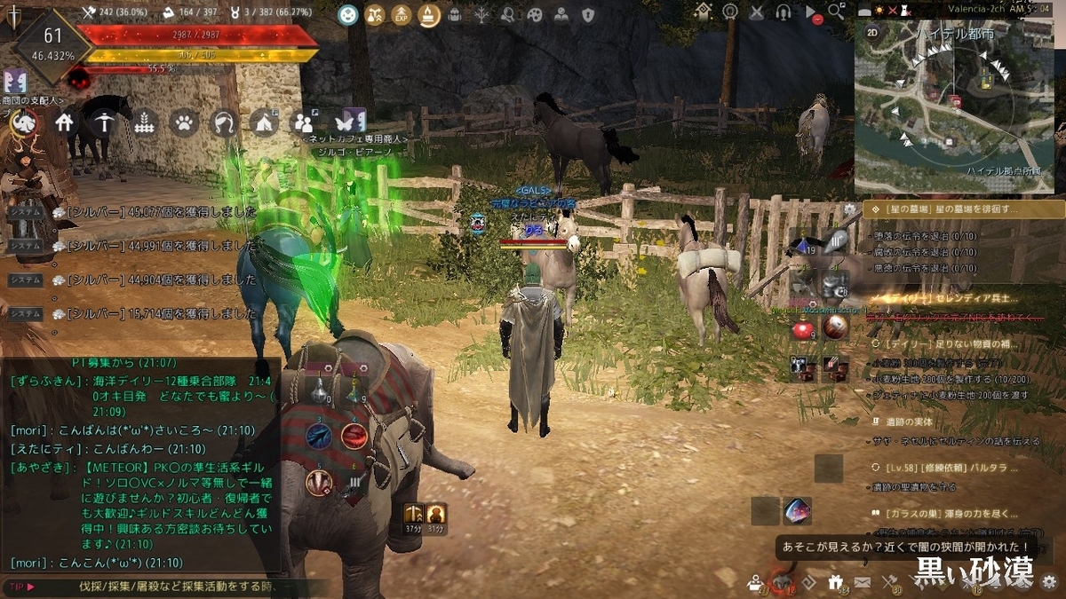 エリーがいなくなりました 黒い砂漠 黒い砂漠の永遠 Black Desert