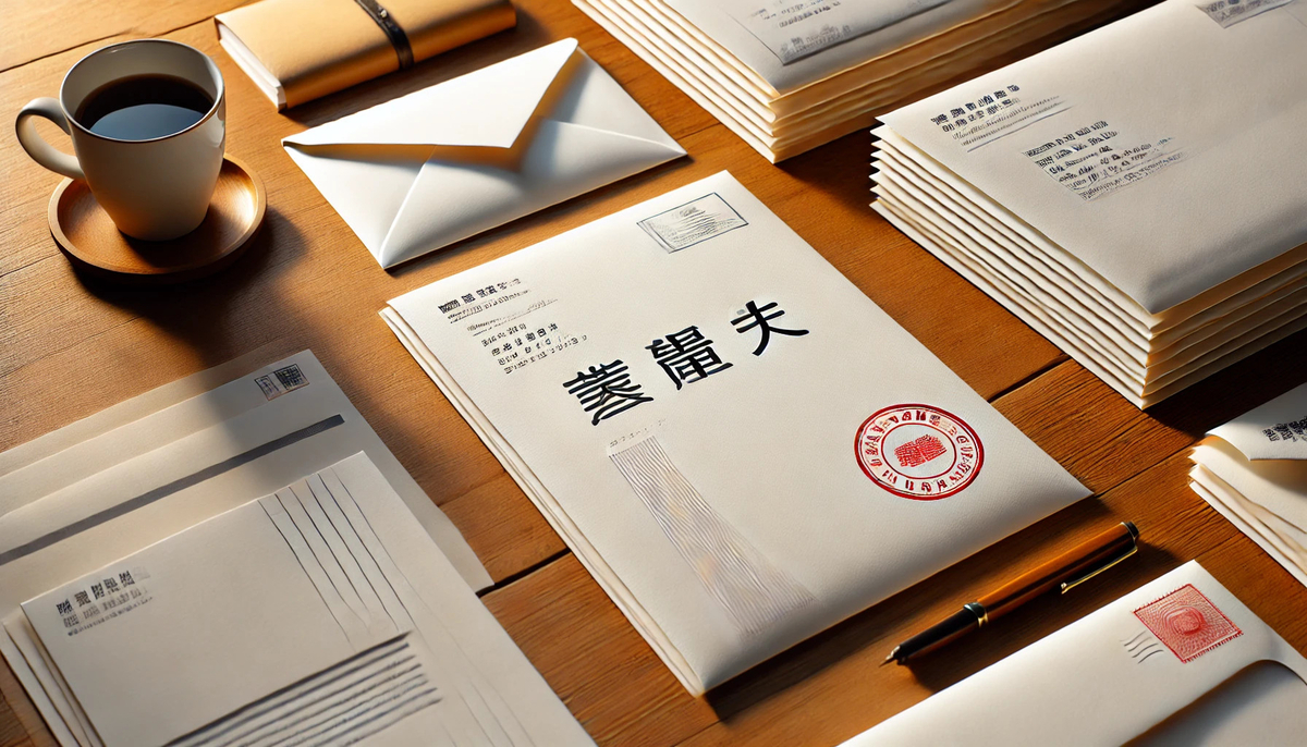 簡易書留の封筒