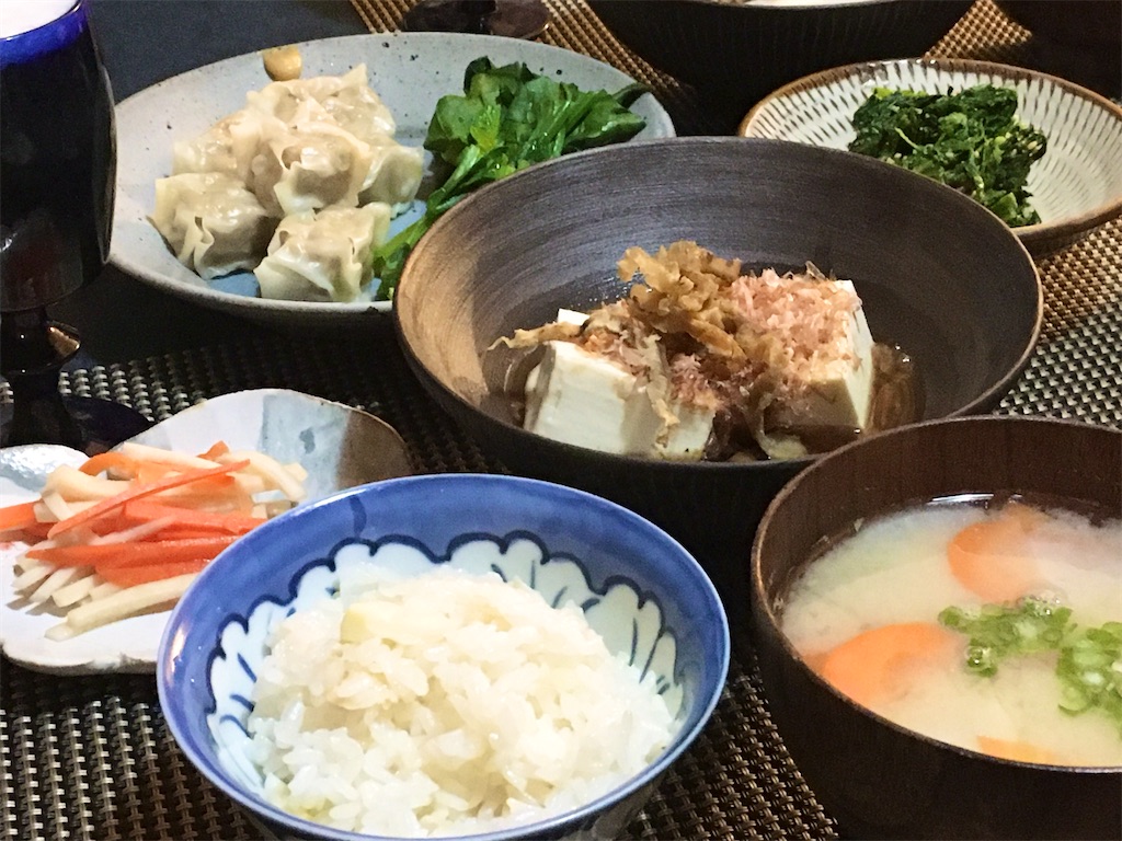 今日のうちごはん