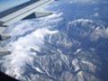 [飛行機][山][風景]飛行機からみた山々