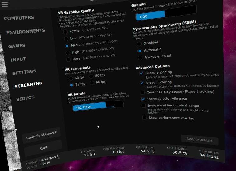 Oculus Quest2 のVirtual Desktopで画質が悪いとき コトバノウタカタ