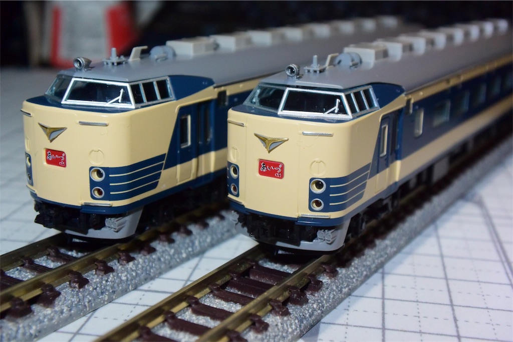 TOMIX 583系N1・N2編成 入線 - 鉄分補給