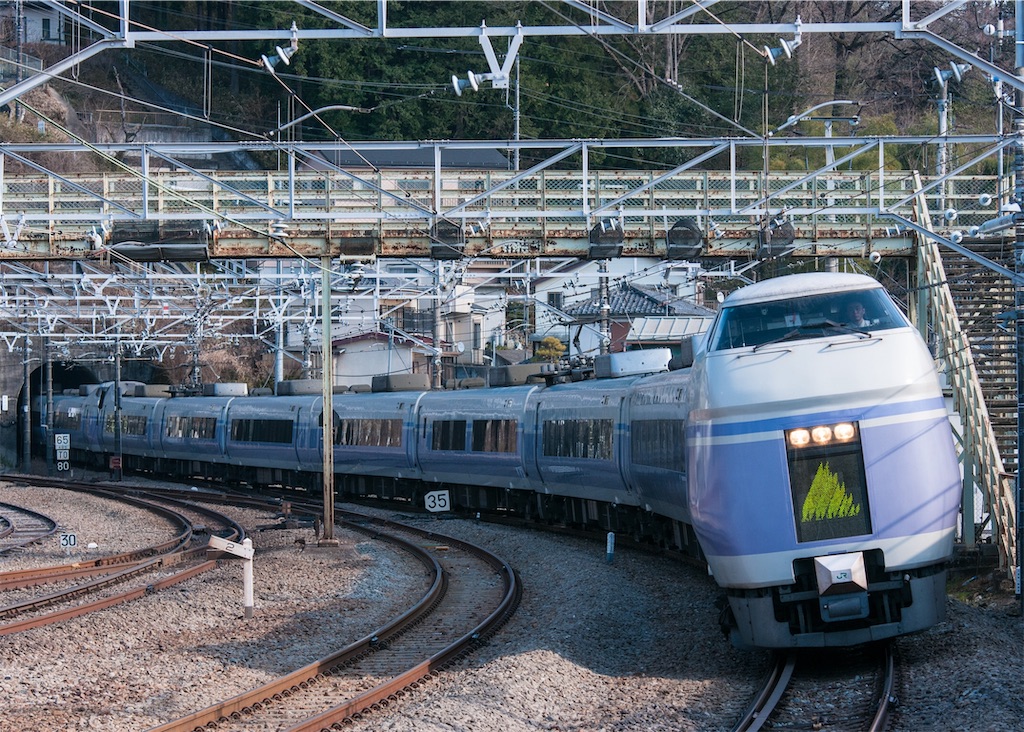 入線記録 kato E351系スーパーあずさ 増結編成 - 鉄分補給