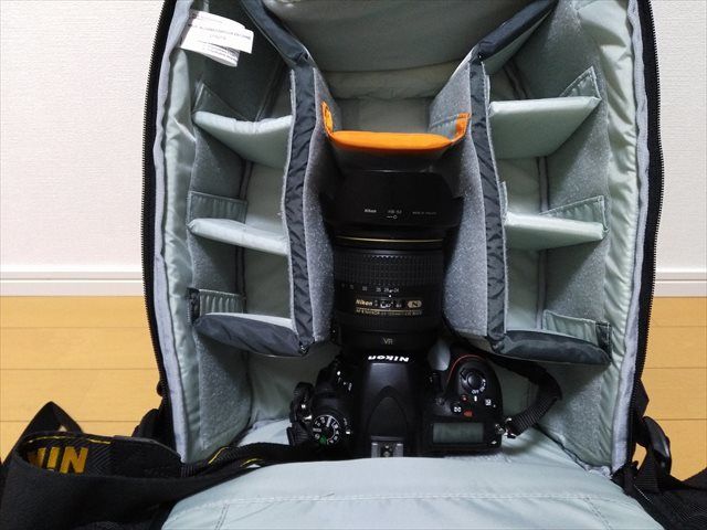 Nikon Af S Nikkor 200 500mm F 5 6e Ed Vr のサイズ感とカメラバック Tabing 旅とカメラ