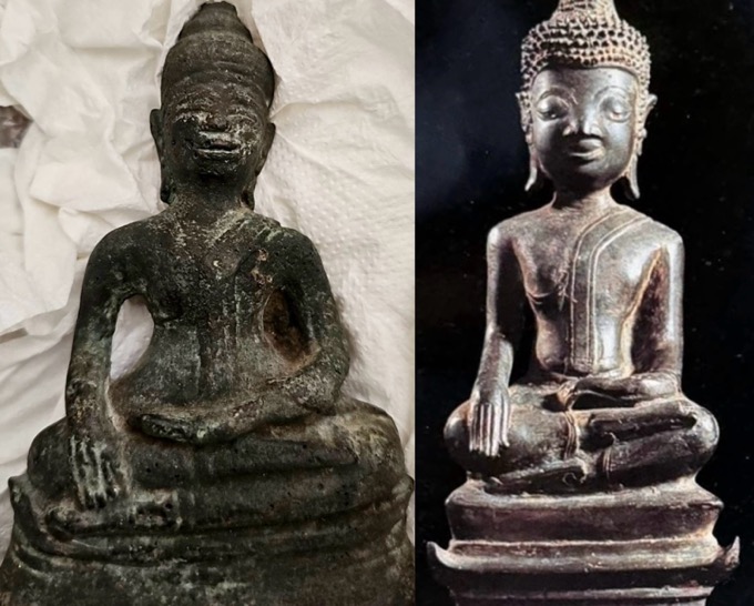 ポスト・アンコール期の青銅仏 - タイ骨董日記
