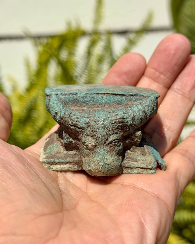 ドゥルガー女神像の青銅製台座（水牛、マヒシャースラ） - タイ骨董日記