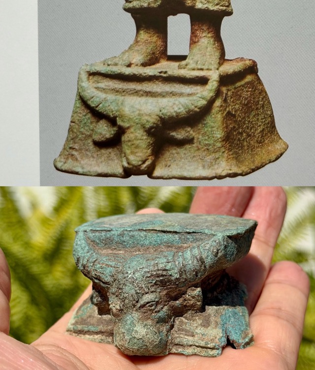 ドゥルガー女神像の青銅製台座（水牛、マヒシャースラ） - タイ骨董日記