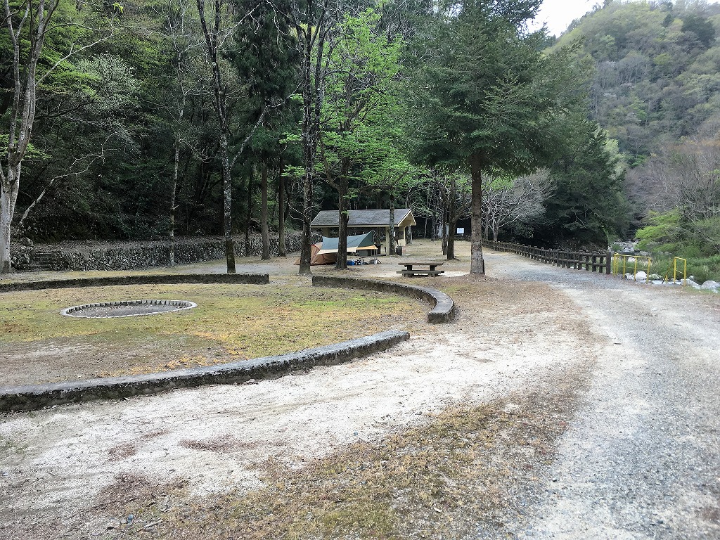 第２キャンプ場全景（山野峡キャンプ場）