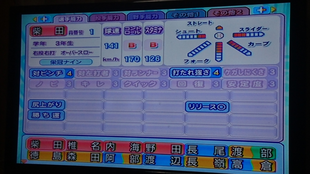 栄冠ナインで甲子園4連続優勝達成 選手とコツを紹介 パワプロ15 ゲーム Aの公開メモ帳 の様なサムシング