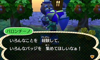 とびだせどうぶつの森 ファッションチェックとバッジ ゲーム Aの公開メモ帳 の様なサムシング