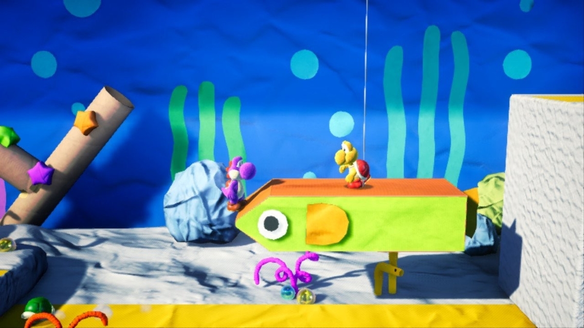 ヨッシークラフトワールド：おさかないっぱい 水の中 - ゲームの公開メモ帳