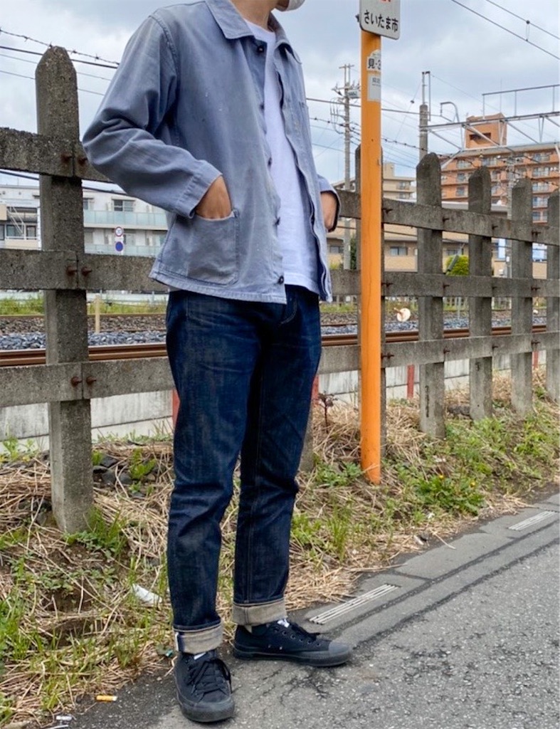 古着の定番 古着で着こなしの幅を広げるアイテムとは フレンチワークジャケット 経年変化を嗜む