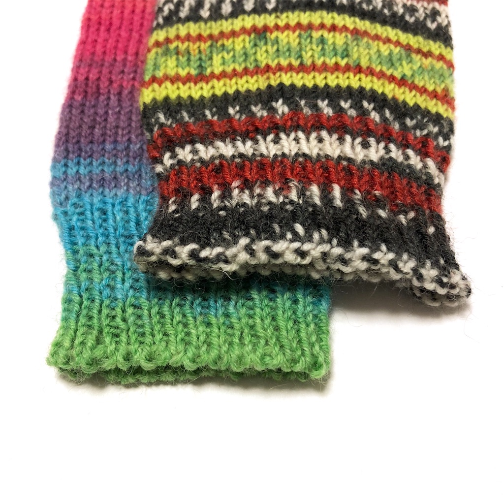 昔ながらの一目ゴム編み止め 難解二目ゴム編み止めの裏技 更新 Ami Chiku Labo