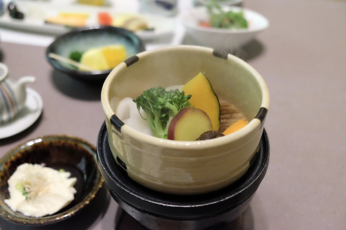 黒川温泉　やまびこ旅館の朝食