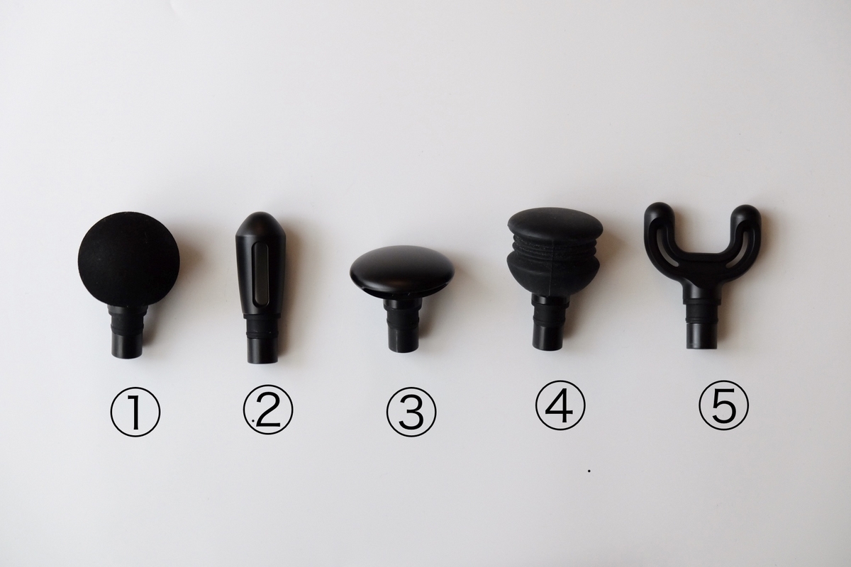 マッサージガン アタッチメント 使い方