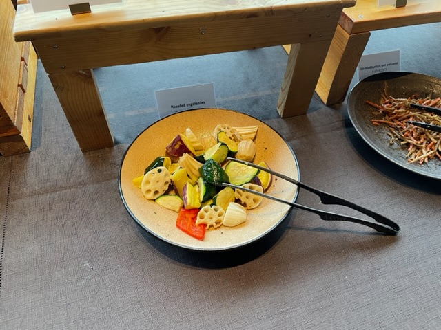 野菜たっぷりの朝食