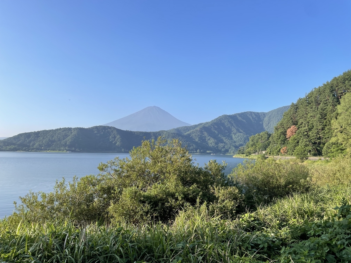 河口湖 富士山サイクリング