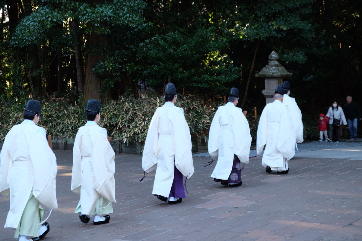霧島神宮の神事に遭遇