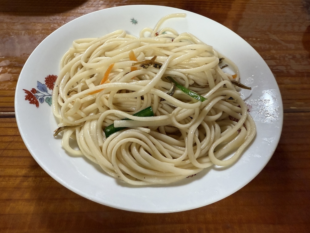 奄美大島の郷土料理。油うどん