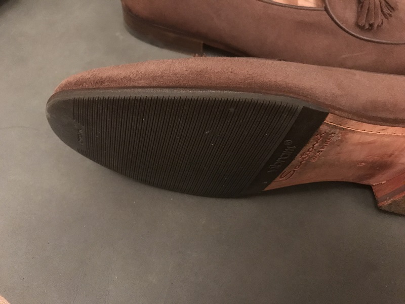 SANTONI スエードタッセルローファー - thekanの靴ブログ