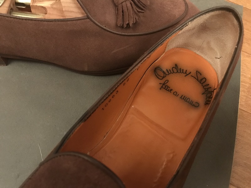 SANTONI スエードタッセルローファー - thekanの靴ブログ