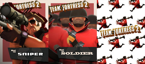 『Team Fortress 2』の携帯用待受(壁紙)を紹介してもらいました